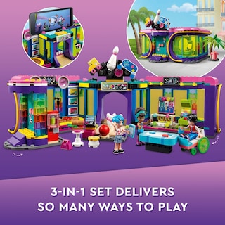 Foto 3 | Set de Juguetes Lego Friends Roller Disco Arcade 41708 con Minimuñeca - Venta Internacional