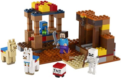 Foto 3 | Set de Juego Lego Minecraft The Trading Post 21167 con Steve y Skeleton - Venta Internacional