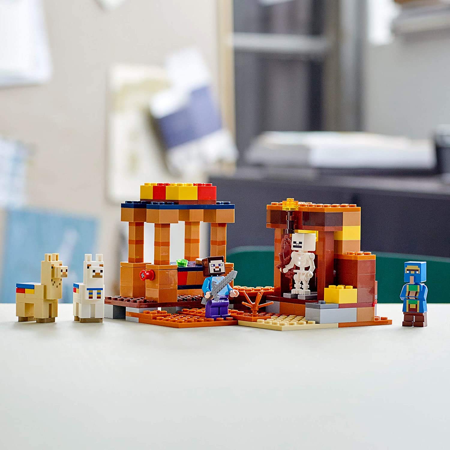 Foto 6 | Set de Juego Lego Minecraft The Trading Post 21167 con Steve y Skeleton - Venta Internacional