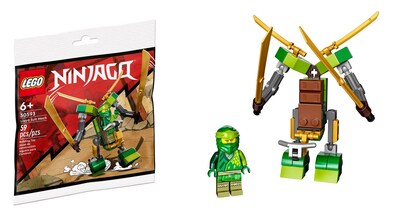 Foto 1 | Juego De Bolsas De Plástico Lego Ninjago Lloyd Suit Mech 30593 - Venta Internacional.