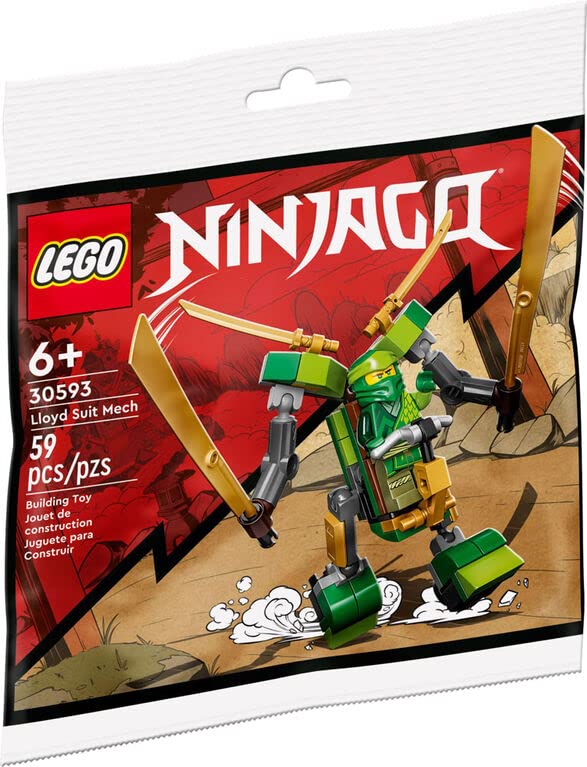 Foto 3 pulgar | Juego De Bolsas De Plástico Lego Ninjago Lloyd Suit Mech 30593 - Venta Internacional.