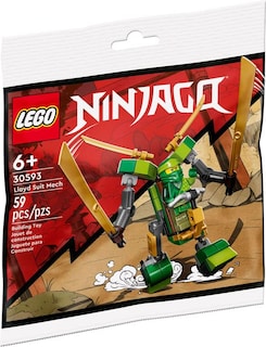 Foto 2 | Juego De Bolsas De Plástico Lego Ninjago Lloyd Suit Mech 30593 - Venta Internacional.