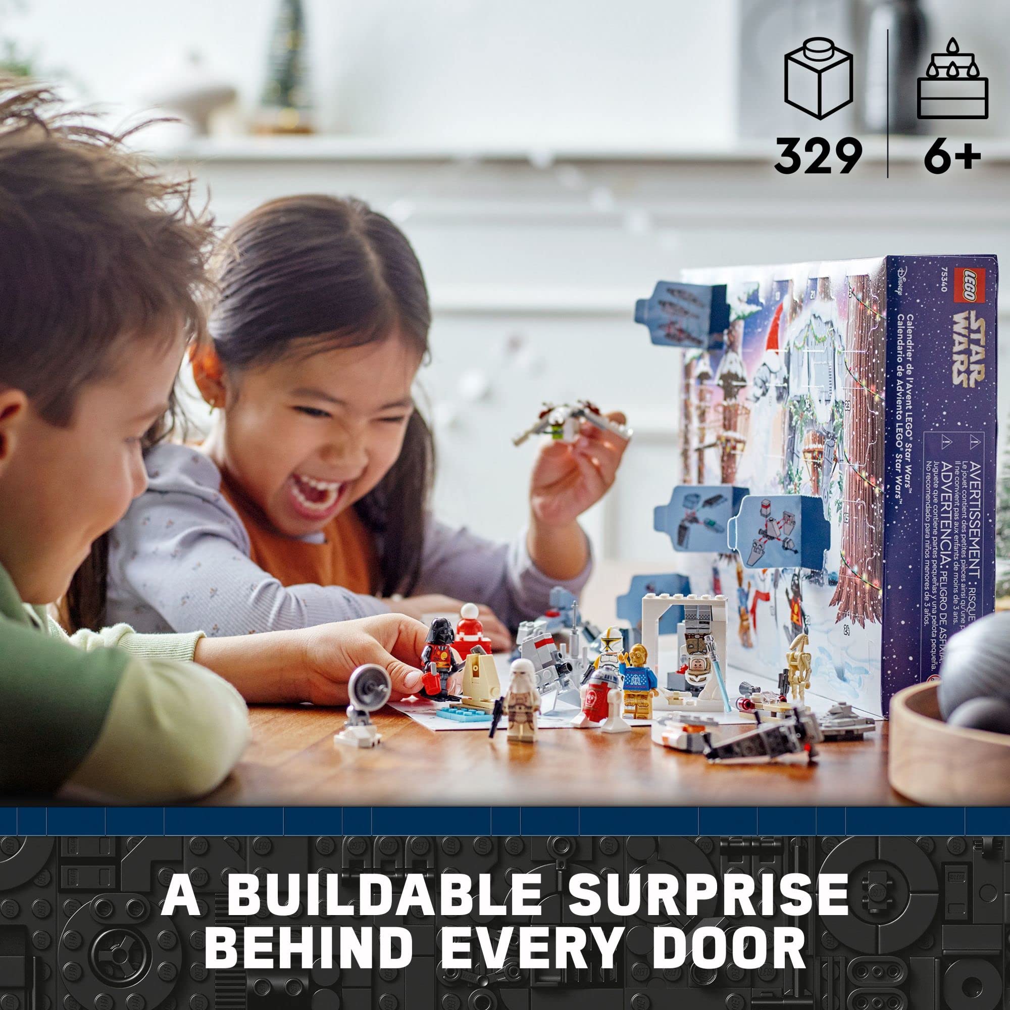 Foto 2 | Set De Juguetes De Construcción Lego Star Wars 2022 Adviento Calendar 75340 - Venta Internacional.