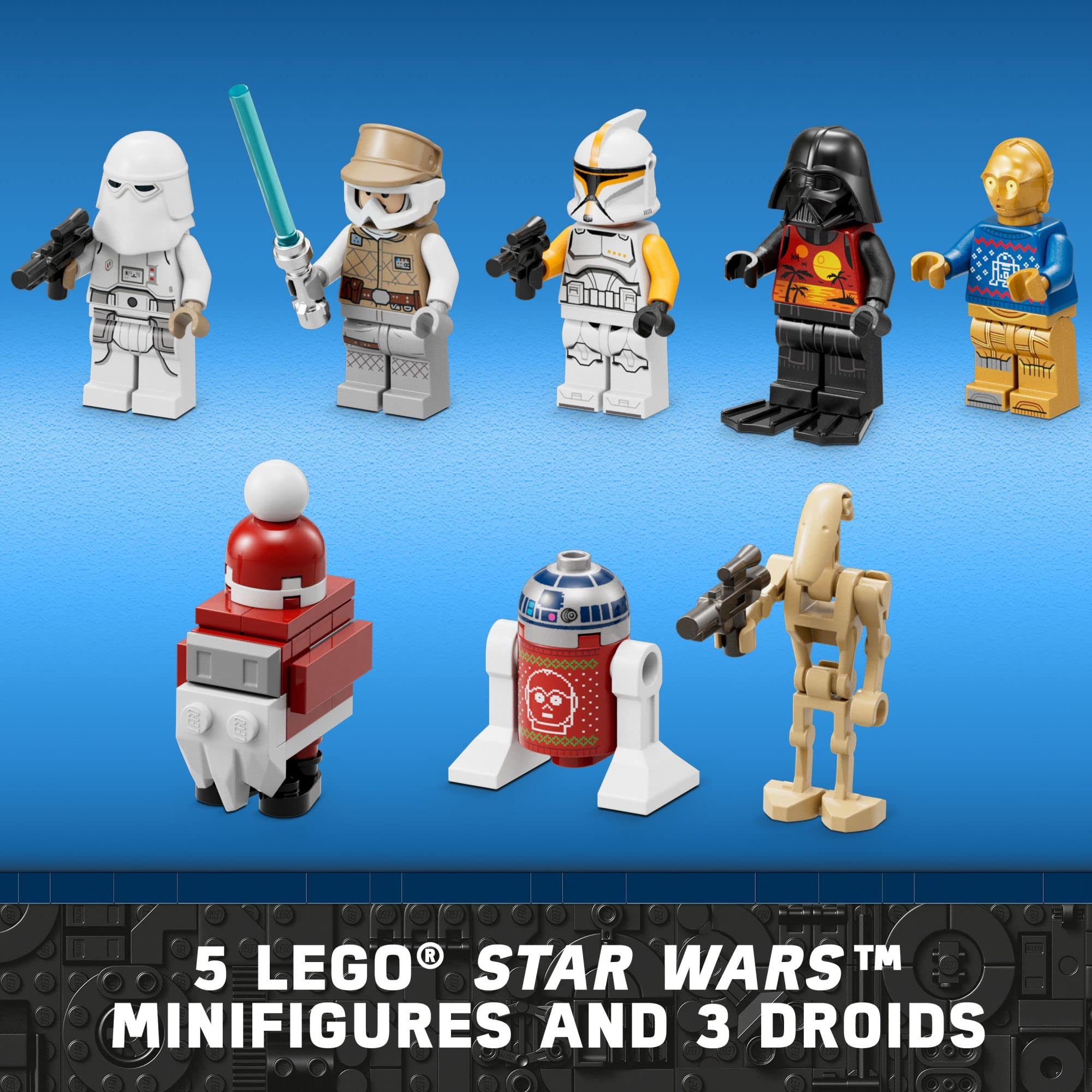 Foto 5 pulgar | Set De Juguetes De Construcción Lego Star Wars 2022 Adviento Calendar 75340 - Venta Internacional.