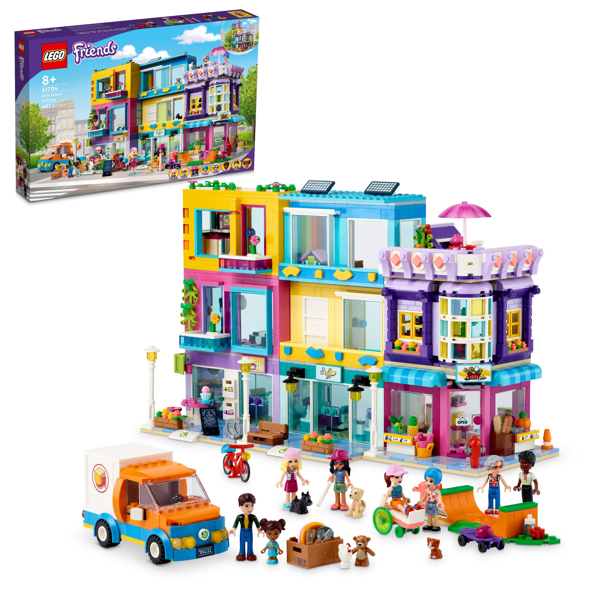 Casa de Muñecas de Juguete para Construir Lego Friends Main Street 41704 8+ - Venta Internacional