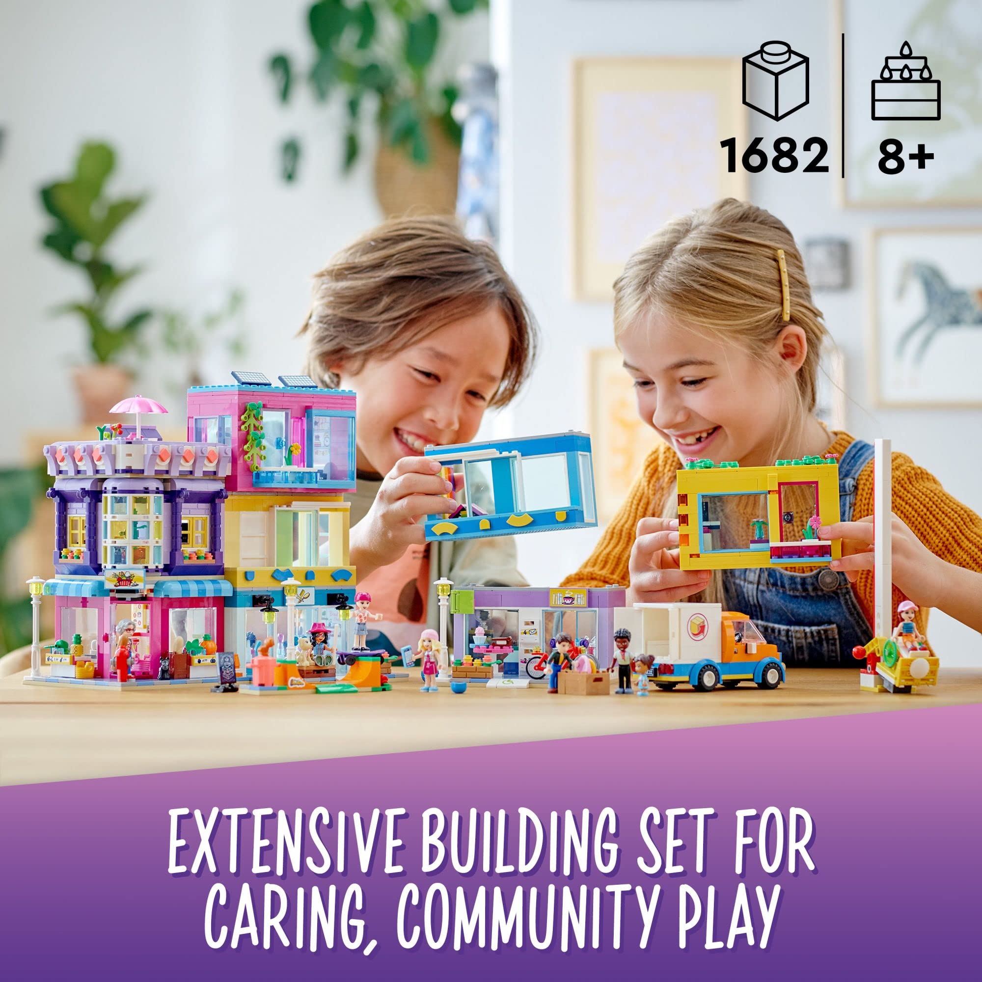 Foto 3 pulgar | Casa de Muñecas de Juguete para Construir Lego Friends Main Street 41704 8+ - Venta Internacional