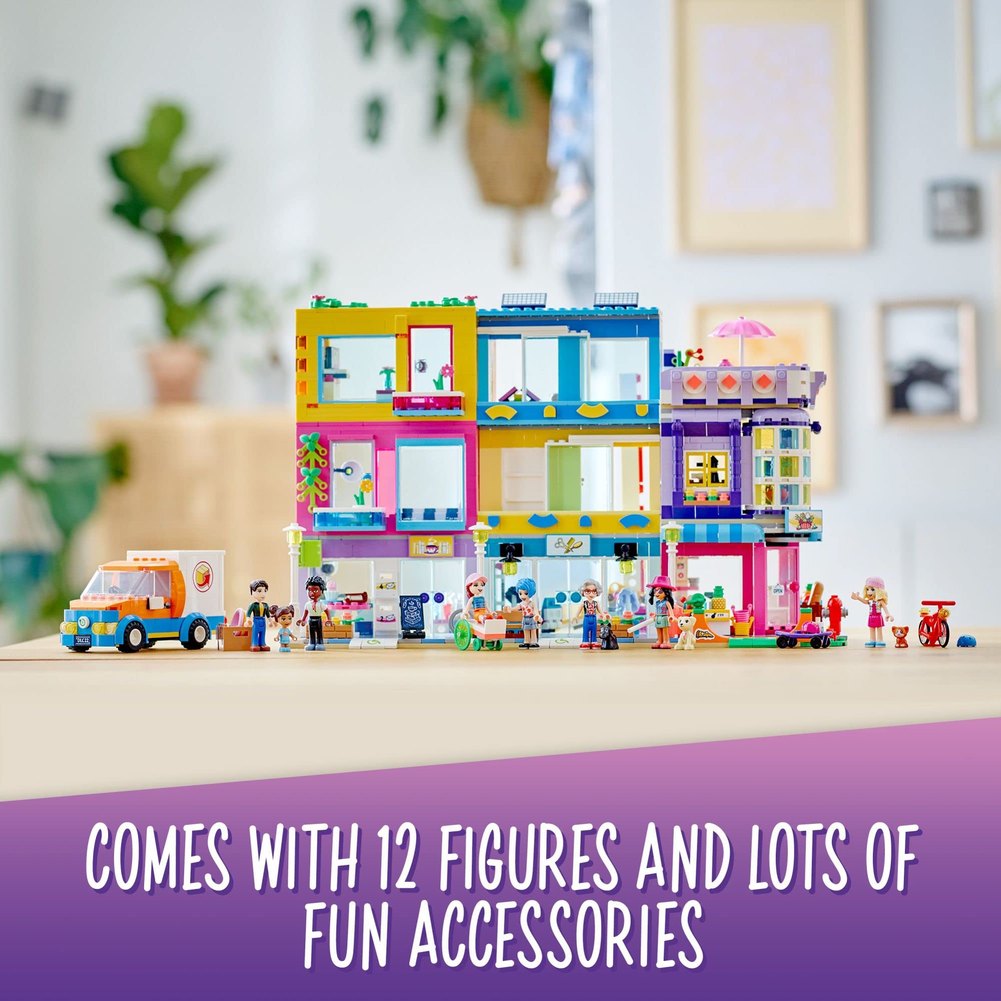 Foto 3 | Casa de Muñecas de Juguete para Construir Lego Friends Main Street 41704 8+ - Venta Internacional