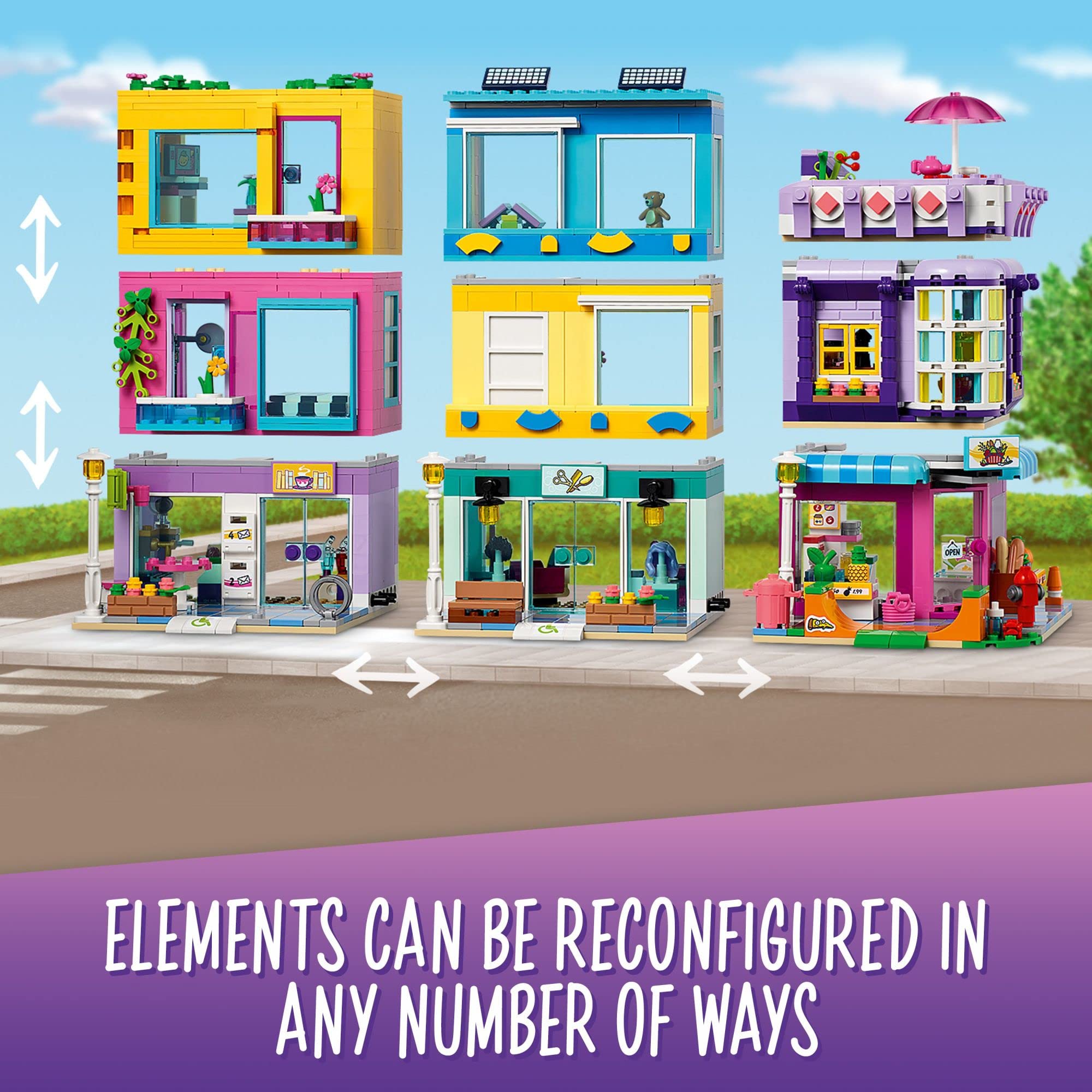 Foto 5 pulgar | Casa de Muñecas de Juguete para Construir Lego Friends Main Street 41704 8+ - Venta Internacional