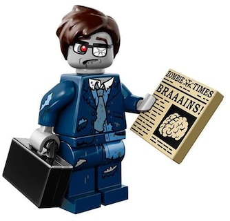 Foto 1 | Minifigura Lego Serie 14 Zombie Businessman 71010 - Venta Internacional
