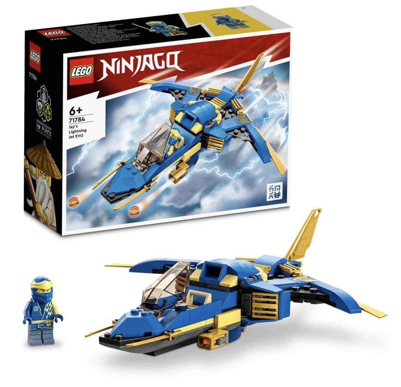 Foto 2 pulgar | Juguete Lego Ninjago Jays Thunder Jet Evo Con Figura Jay Mini 7+ - Venta Internacional.