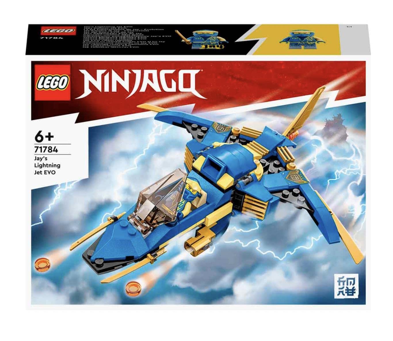 Foto 4 pulgar | Juguete Lego Ninjago Jays Thunder Jet Evo Con Figura Jay Mini 7+ - Venta Internacional.