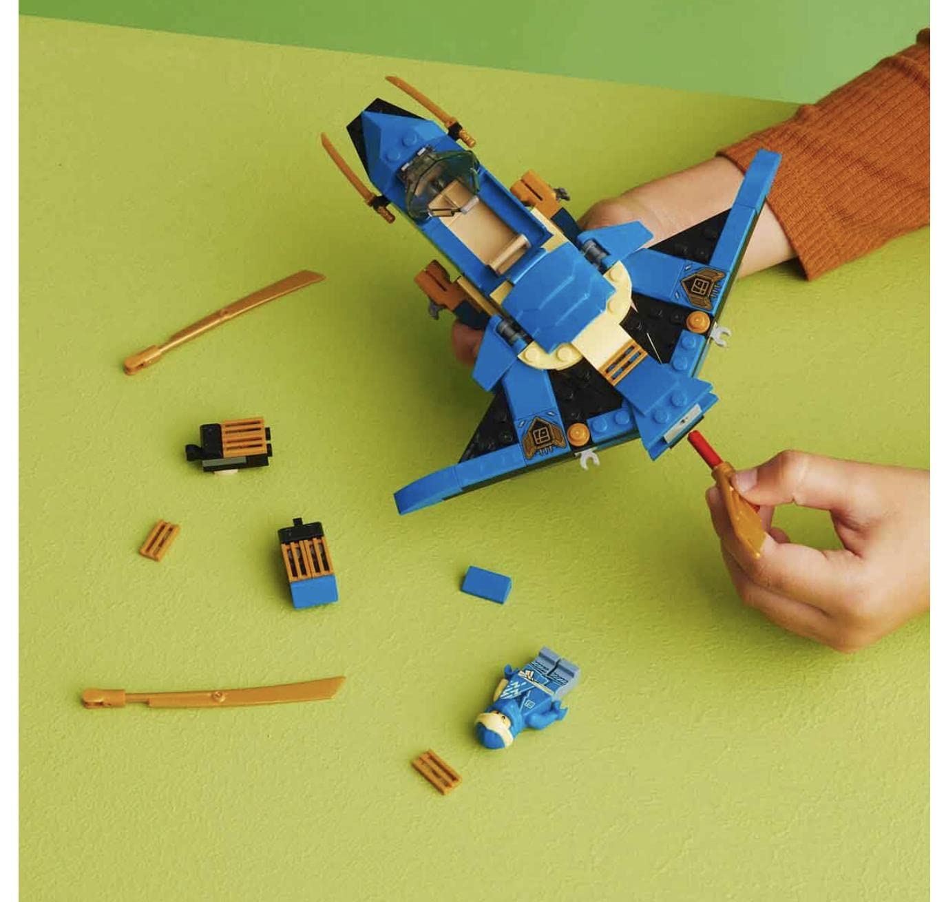 Foto 8 pulgar | Juguete Lego Ninjago Jays Thunder Jet Evo Con Figura Jay Mini 7+ - Venta Internacional.