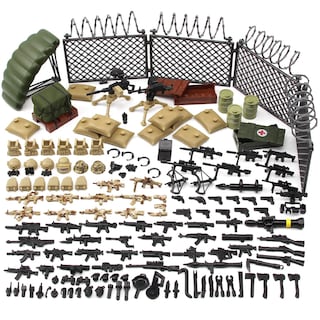Foto 2 | Juego De Juguetes, Bloques De Construcción, Paquete De Armas Feleph, Modelo Militar - Venta Internacional.