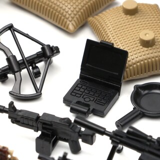 Foto 6 | Juego De Juguetes, Bloques De Construcción, Paquete De Armas Feleph, Modelo Militar - Venta Internacional.