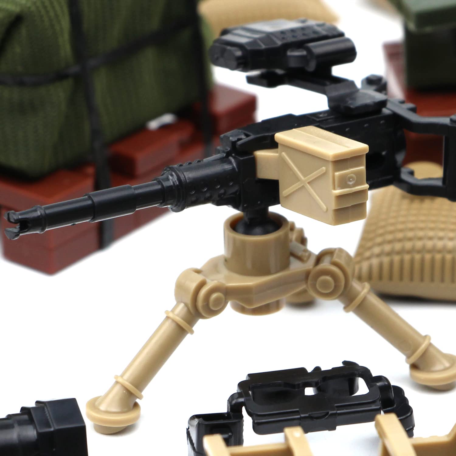 Foto 7 | Juego De Juguetes, Bloques De Construcción, Paquete De Armas Feleph, Modelo Militar - Venta Internacional.