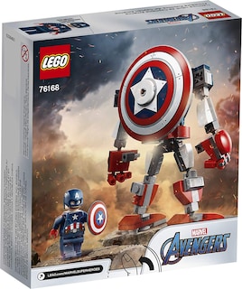 Foto 2 | Juguete de Construcción Lego Marvel Avengers Classic Captain America Mech Armor 76168 con 121 Piezas - Venta Internac