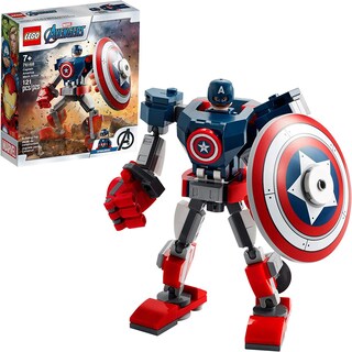 Foto 3 | Juguete de Construcción Lego Marvel Avengers Classic Captain America Mech Armor 76168 con 121 Piezas - Venta Internac