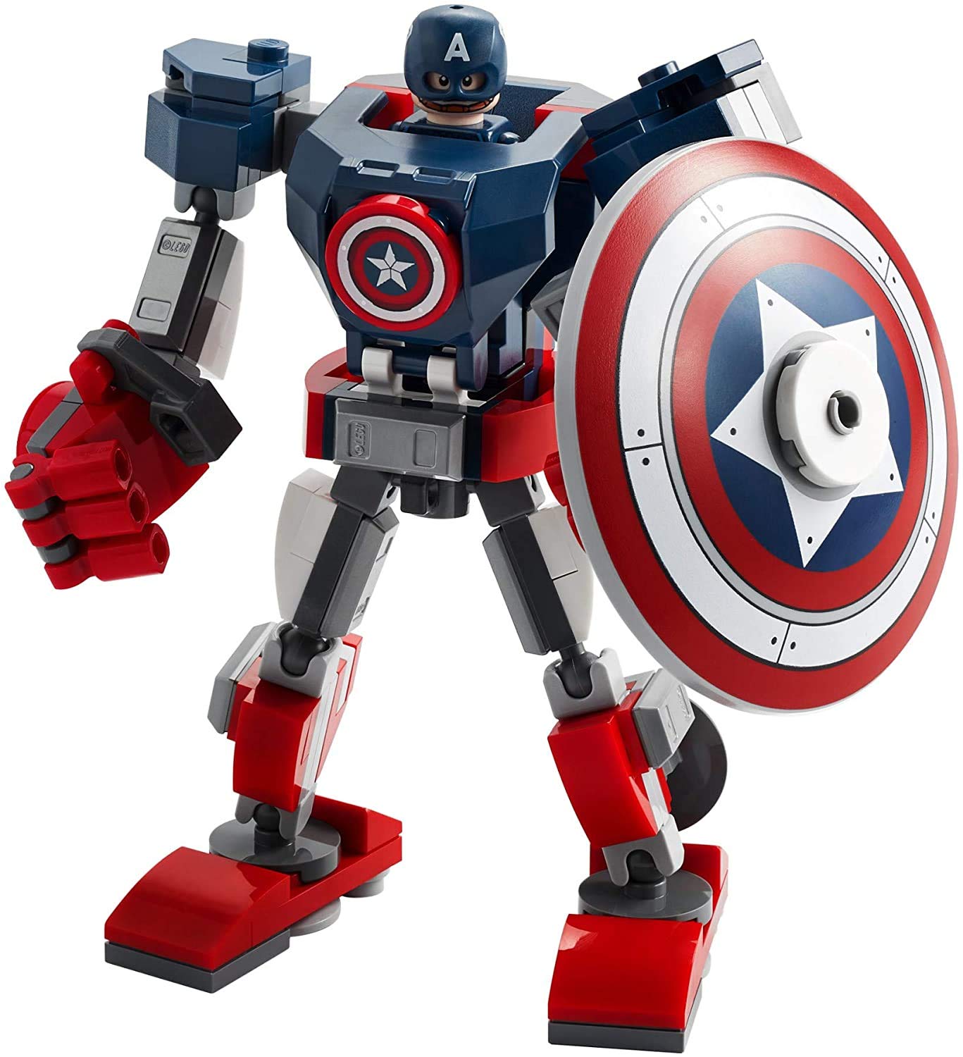 Foto 5 pulgar | Juguete de Construcción Lego Marvel Avengers Classic Captain America Mech Armor 76168 con 121 Piezas - Venta Internac