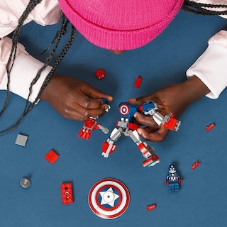 Foto 6 | Juguete de Construcción Lego Marvel Avengers Classic Captain America Mech Armor 76168 con 121 Piezas - Venta Internac