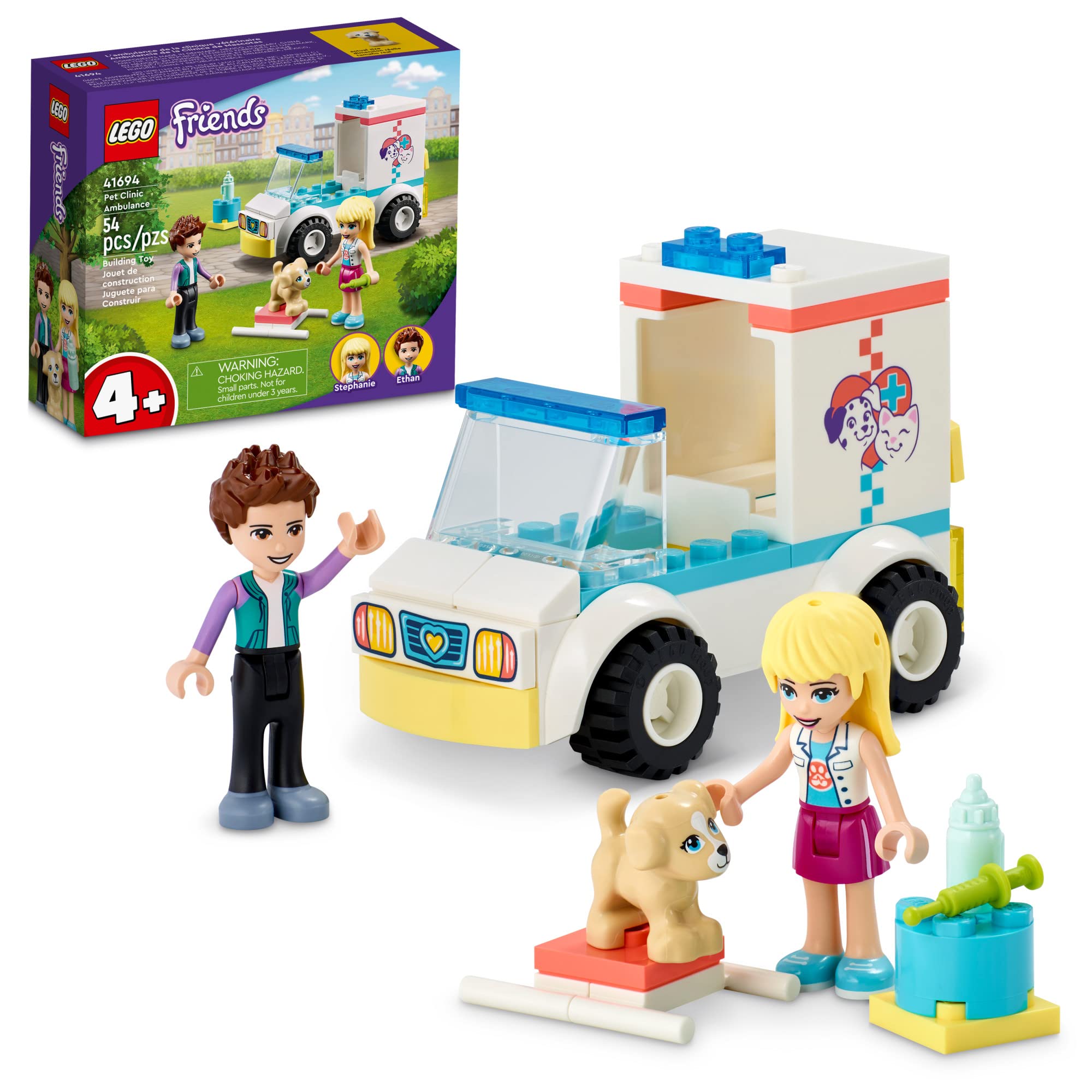 Foto 2 pulgar | Kit De Construcción Lego Friends Pet Clinic Ambulance 41694 - Venta Internacional.