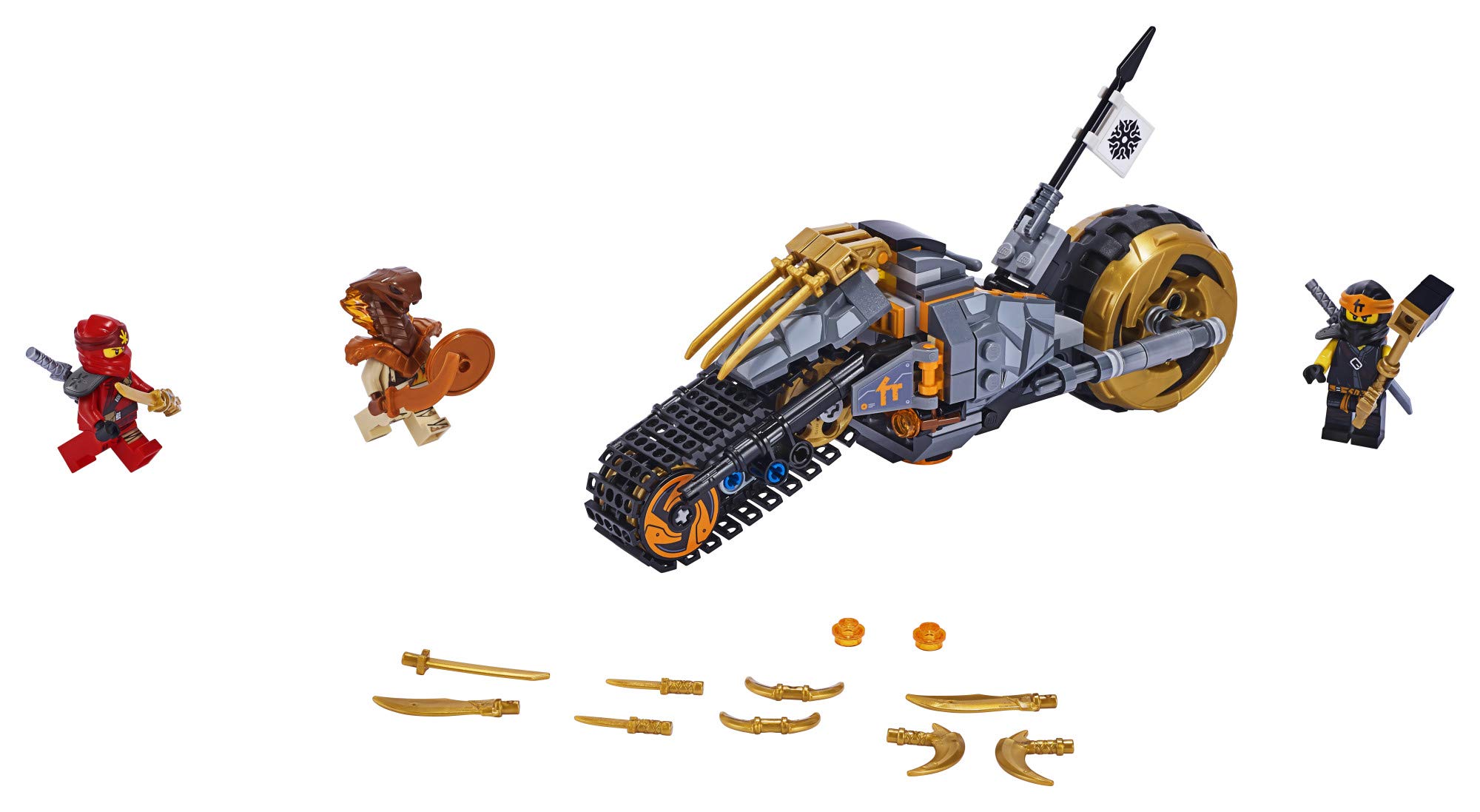 Foto 3 pulgar | Kit de Construcción Lego Ninjago Cole's Dirt Bike 70672 212 Piezas - Venta Internacional