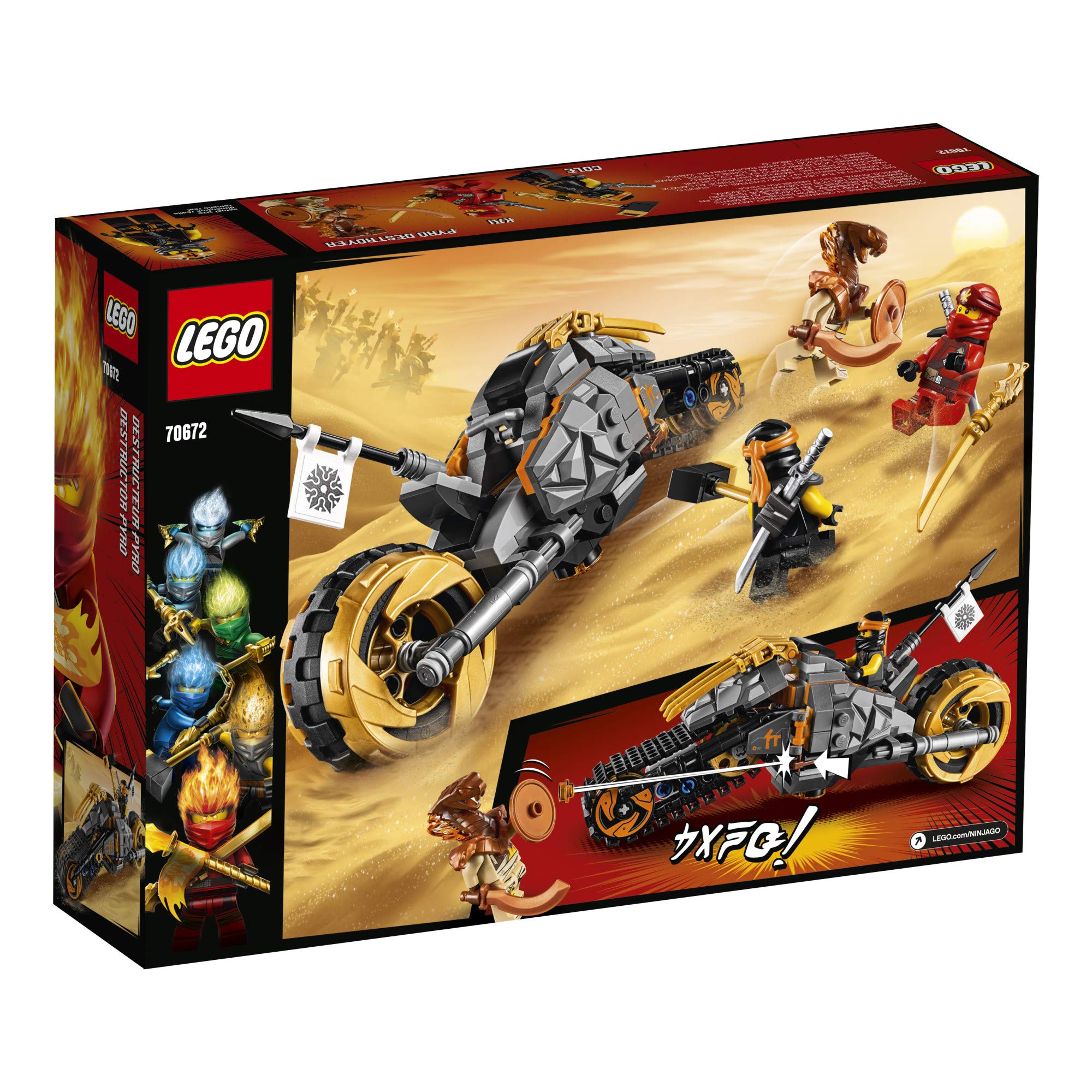 Foto 6 pulgar | Kit de Construcción Lego Ninjago Cole's Dirt Bike 70672 212 Piezas - Venta Internacional