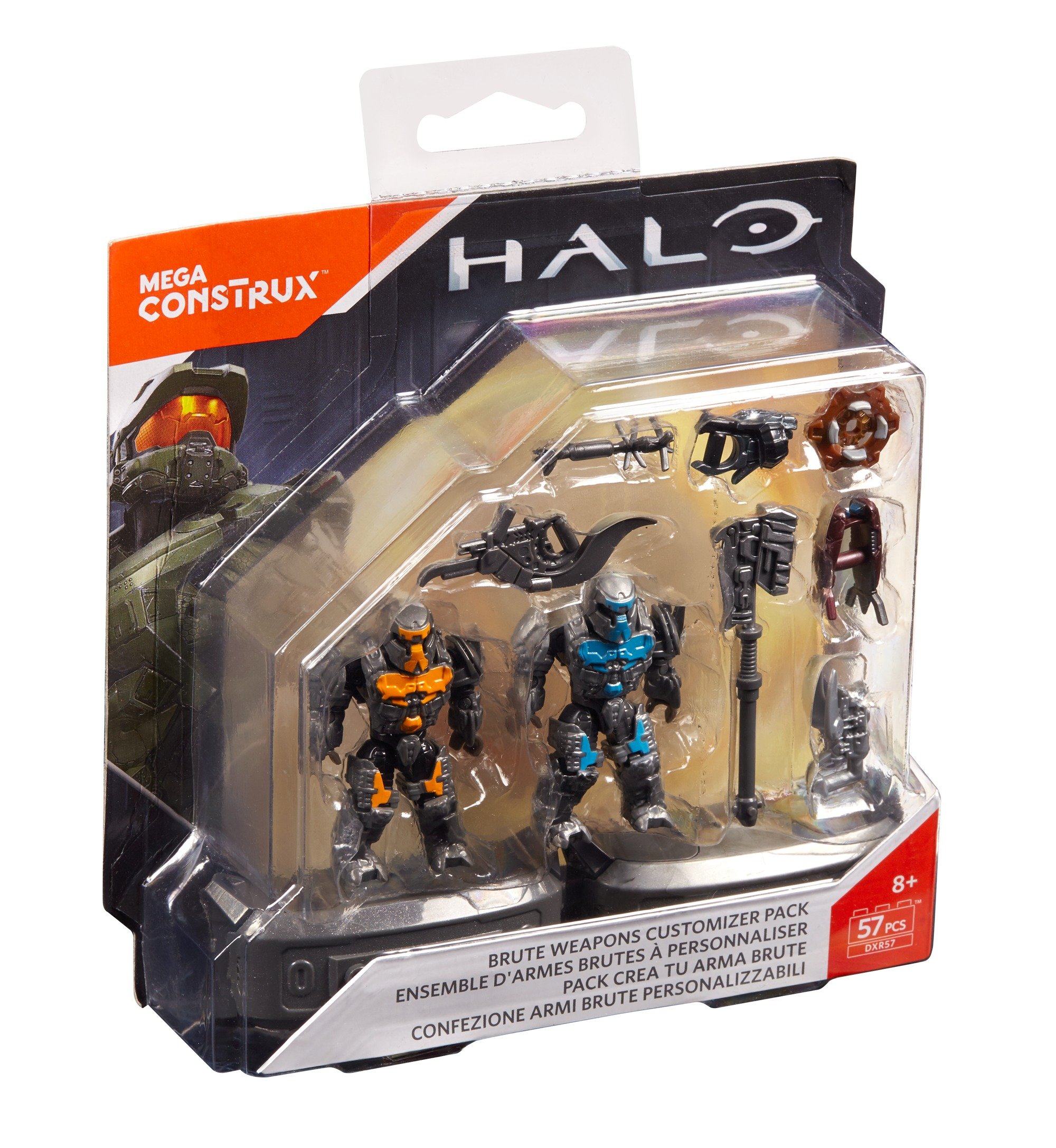 Foto 8 pulgar | Kit De Construcción Mega Construx Halo Brute Weapons Personalizador - Venta Internacional.