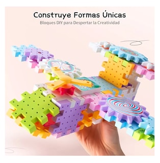 Foto 3 | Juguetes Didacticos Para Bebes Bloques De Construcción Colores