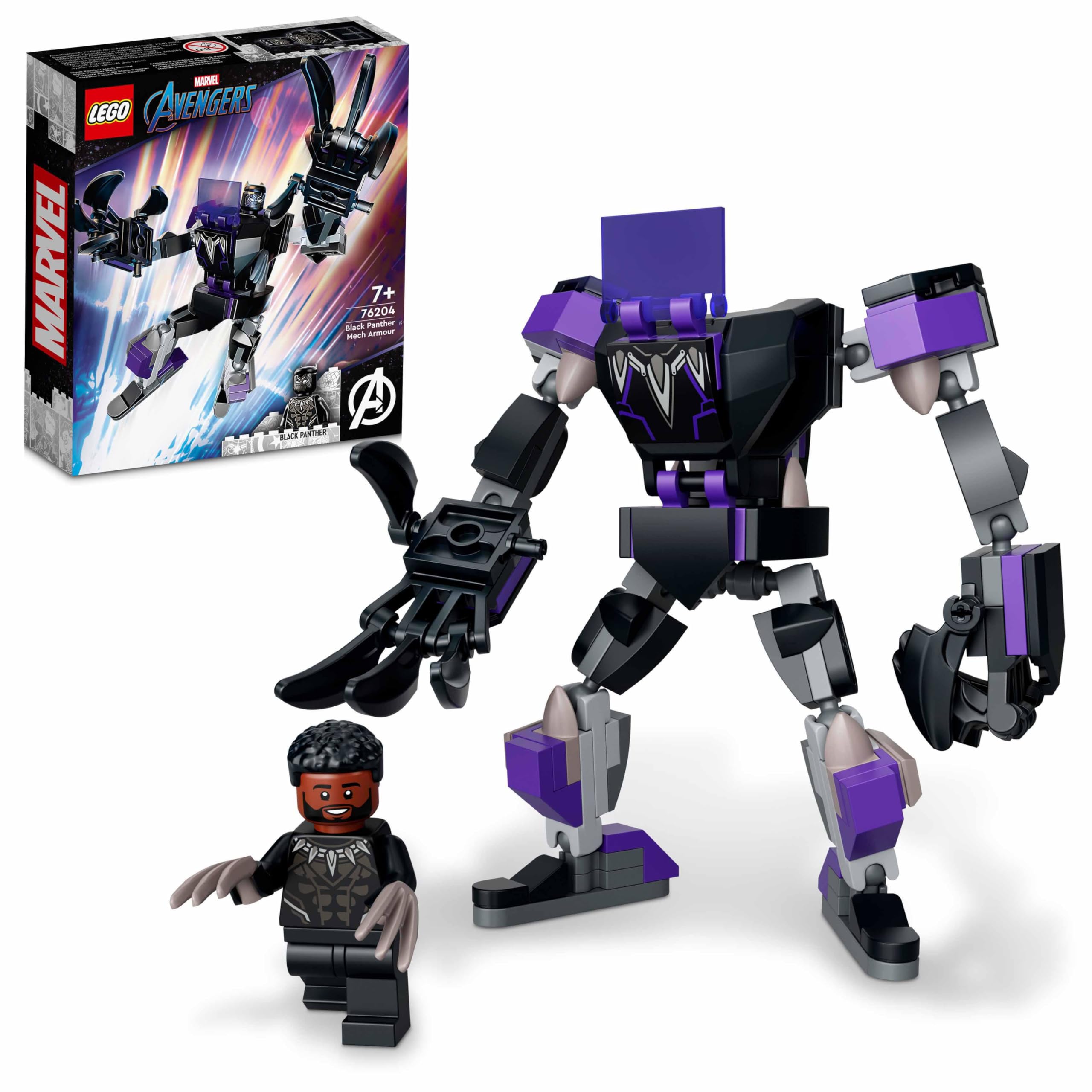 Foto 3 pulgar | Juguete Lego Super Heroes Black Panther Mech 76204 con 125 Piezas - Venta Internacional