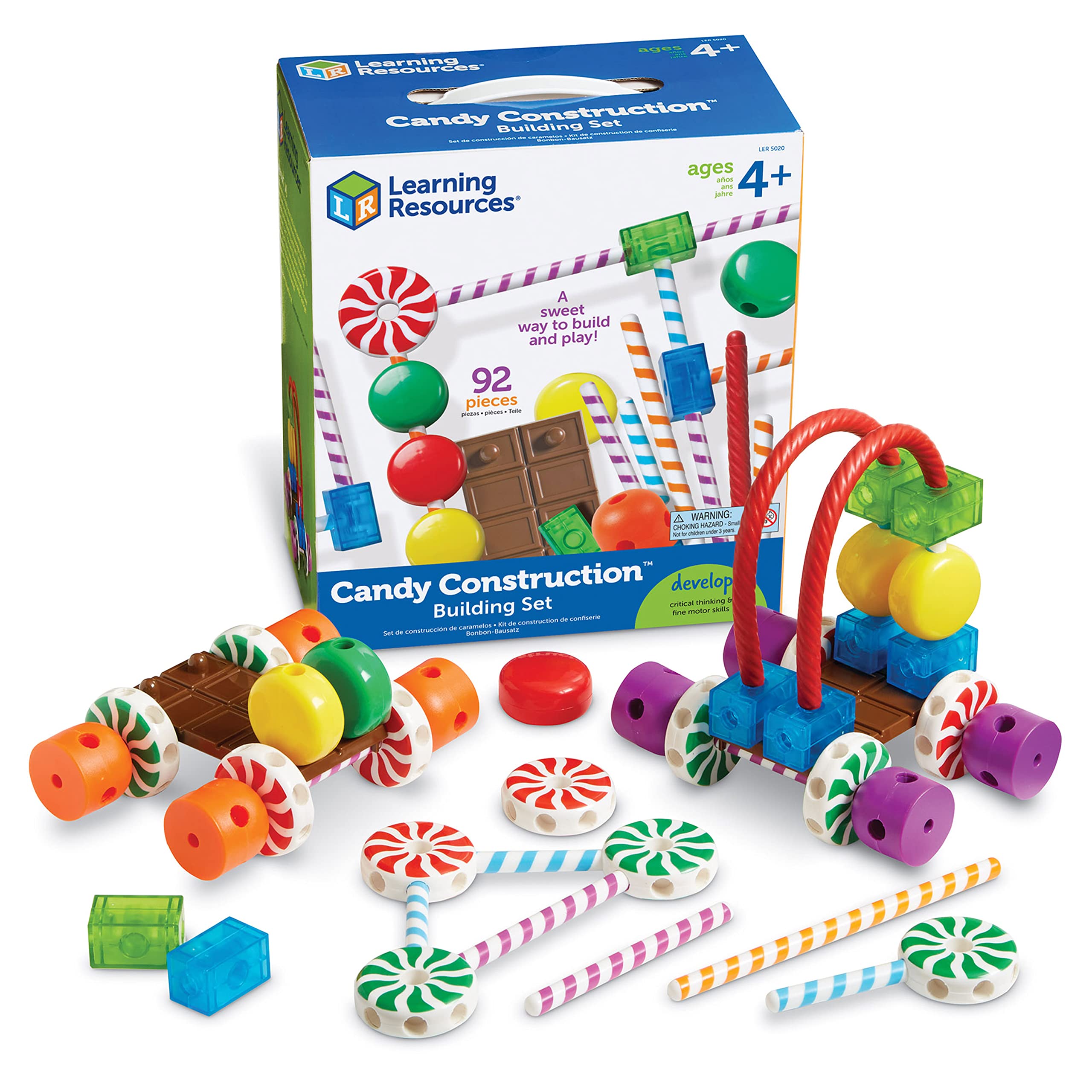Set De Construcción Learning Resources Candy Construction 92 Piezas - Venta Internacional.