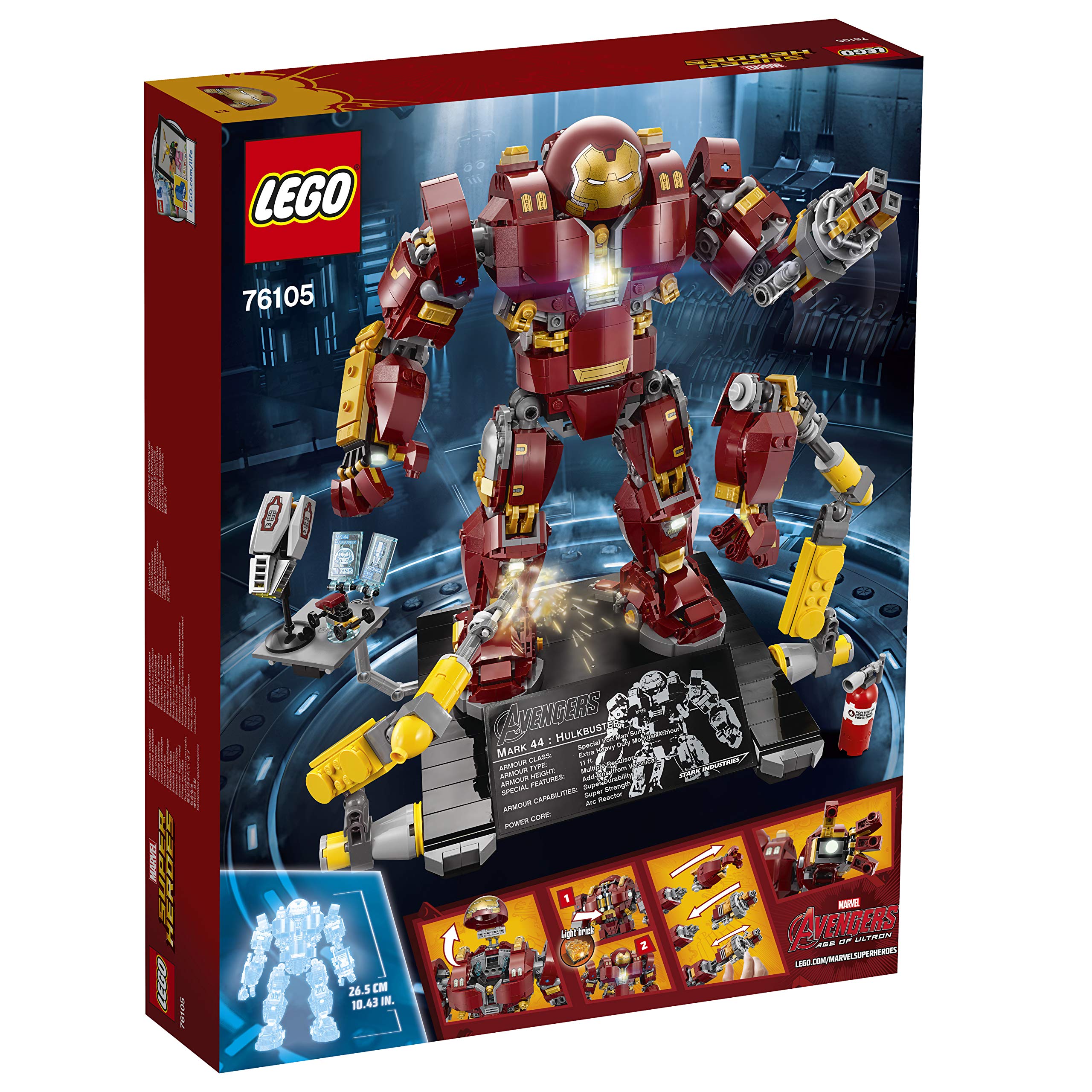 Foto 6 pulgar | Kit de Construcción Lego Marvel Super Heroes Avengers Hulkbuster - Venta Internacional