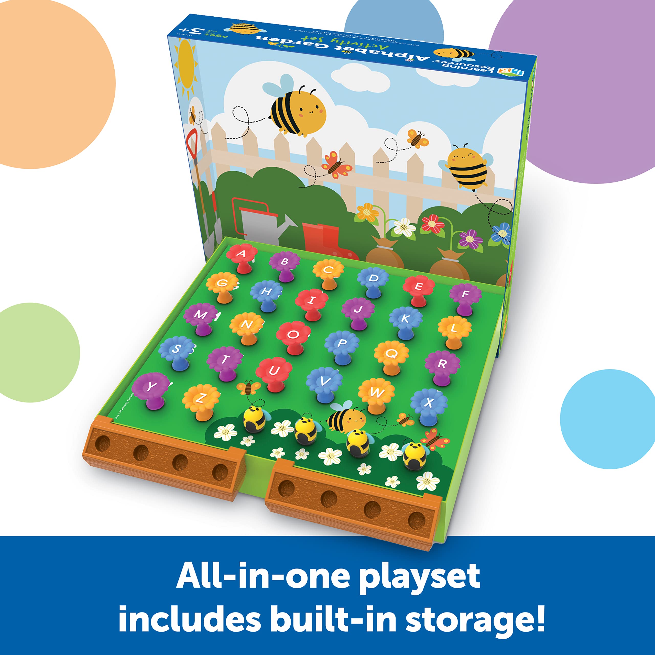 Foto 5 pulgar | Set De Actividades Learning Resources Alphabet Garden, 45 Piezas, 3+ - Venta Internacional.