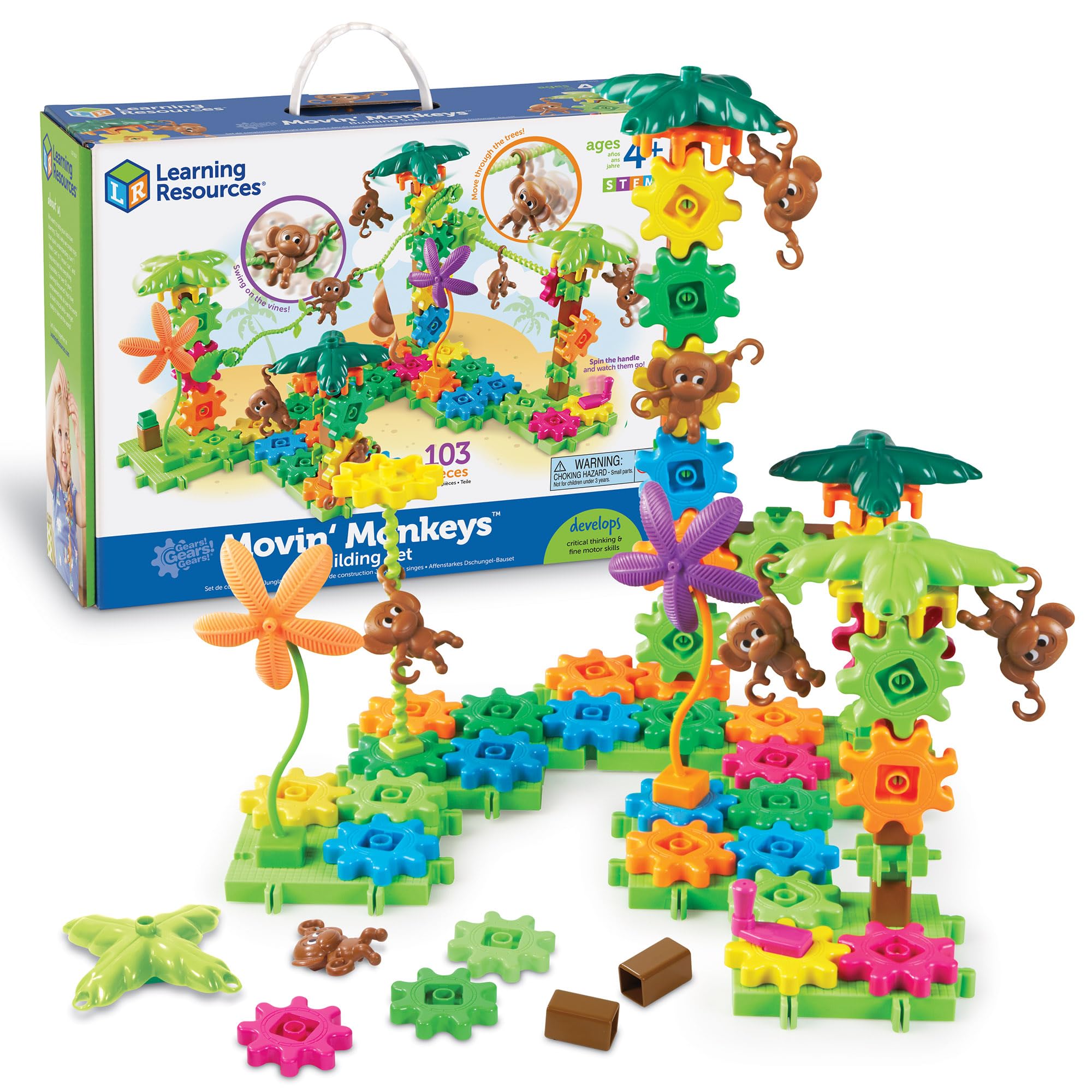 Building Play Set Learning Resources Gears! ¡engranajes! ¡engranajes! - Venta Internacional.