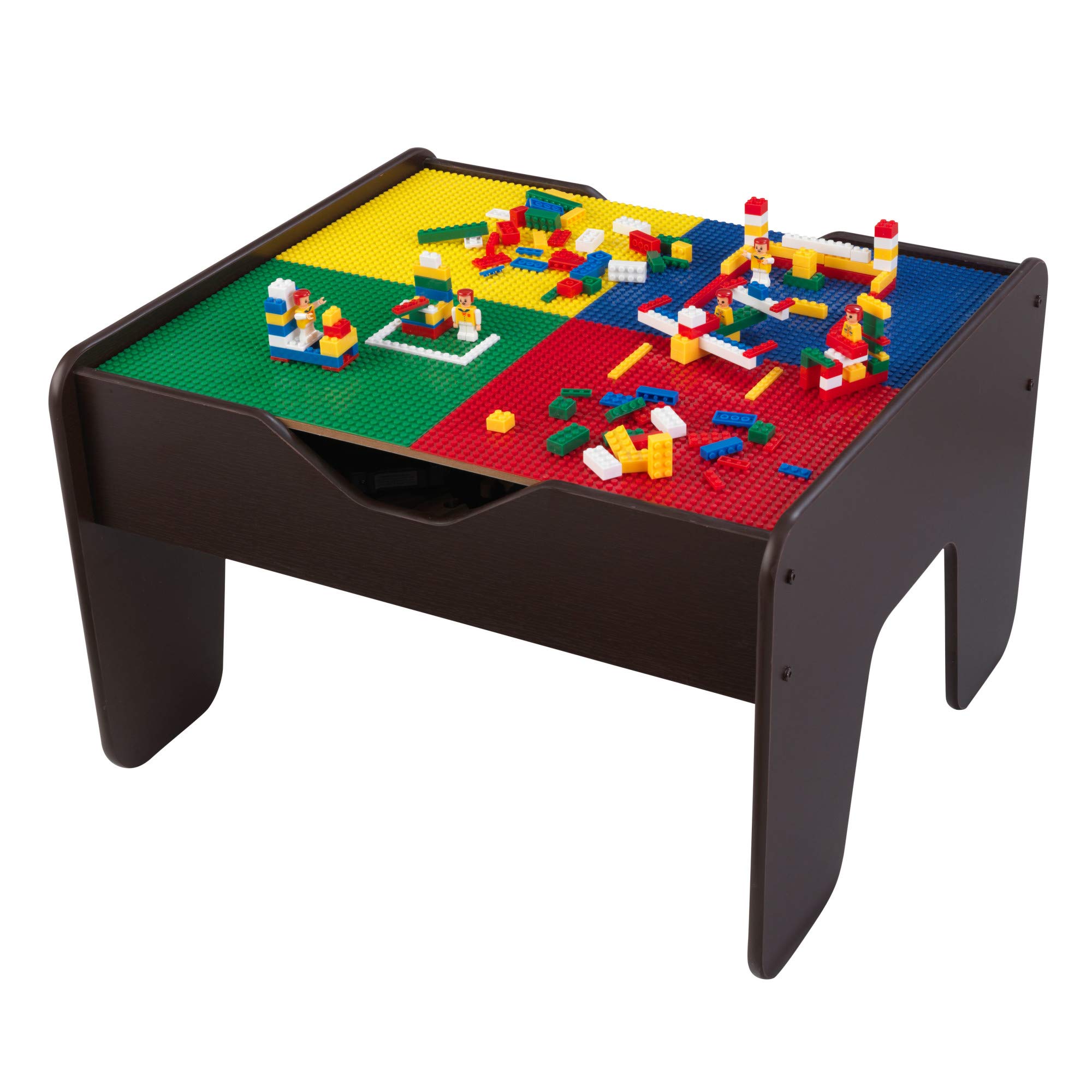 Foto 2 pulgar | Mesa De Actividades Kidkraft 2 En 1 Con Tapa Reversible Con 200 Ladrillos - Venta Internacional.