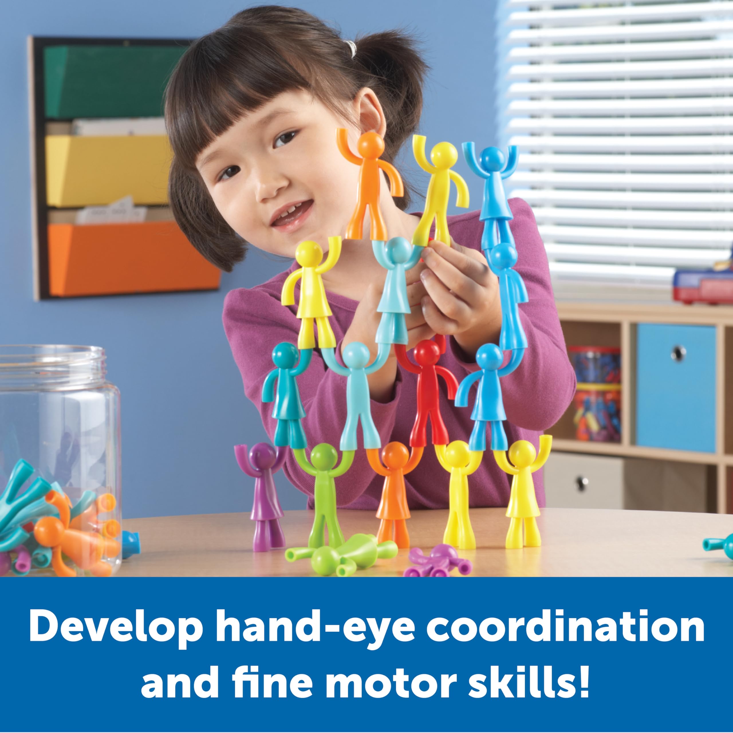 Foto 5 pulgar | Toy Learning Resources Buddy Builders 32 Piezas Para Mayores De 3 Años - Venta Internacional.