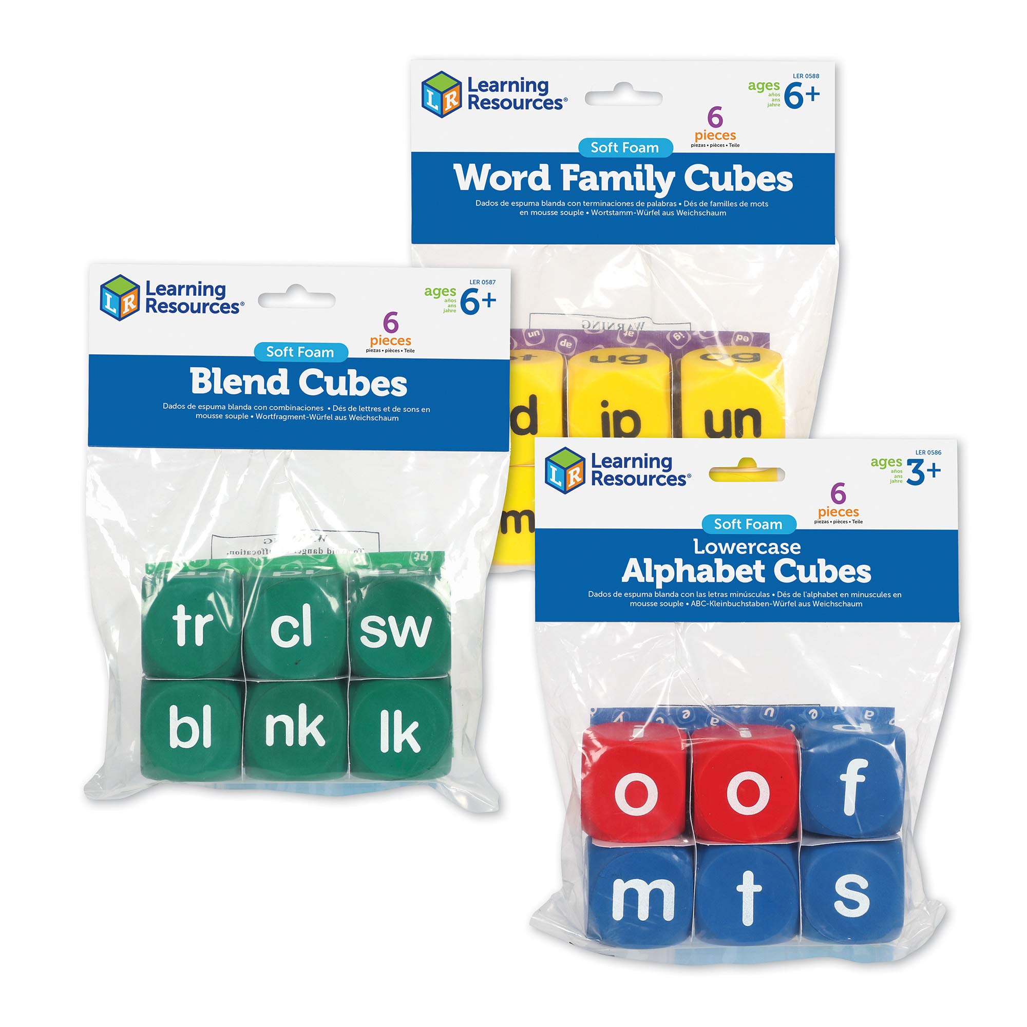 Foto 2 pulgar | Phonics Cubes Learning Resources Class Set De 18 - Venta Internacional.