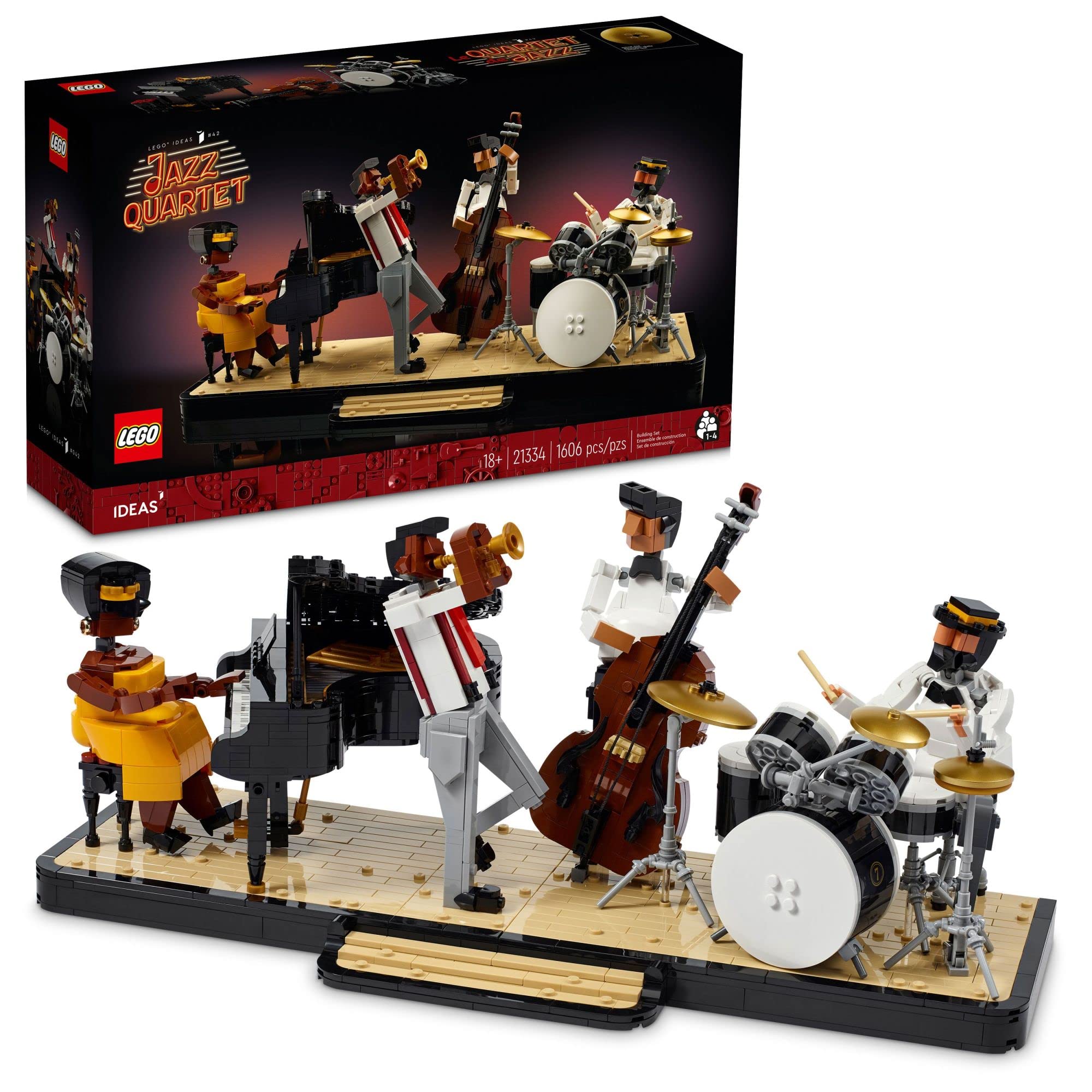 Foto 1 | Set de Construcción Lego Ideas Jazz Quartet 21334 con Escenario - Venta Internacional