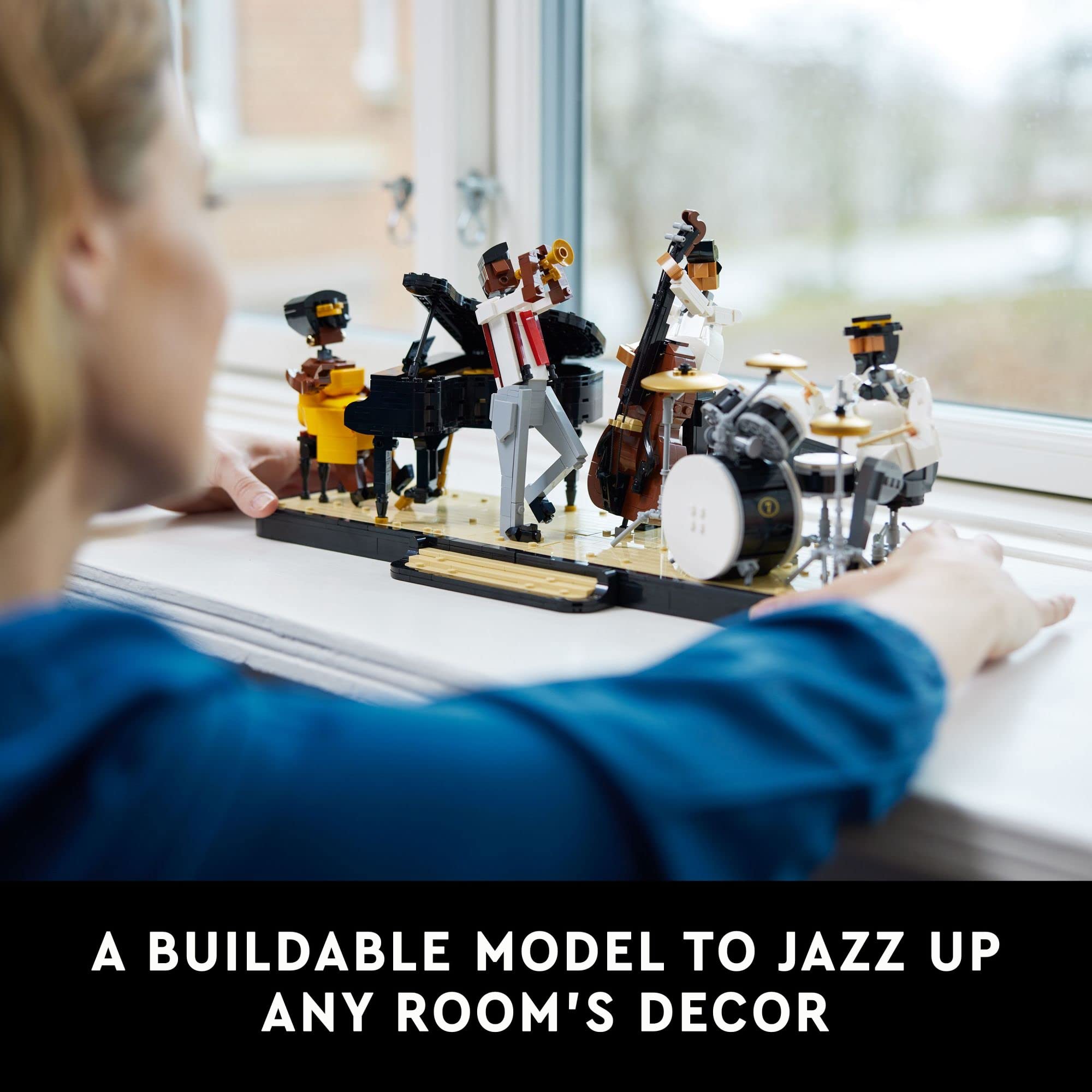 Foto 5 pulgar | Set de Construcción Lego Ideas Jazz Quartet 21334 con Escenario - Venta Internacional
