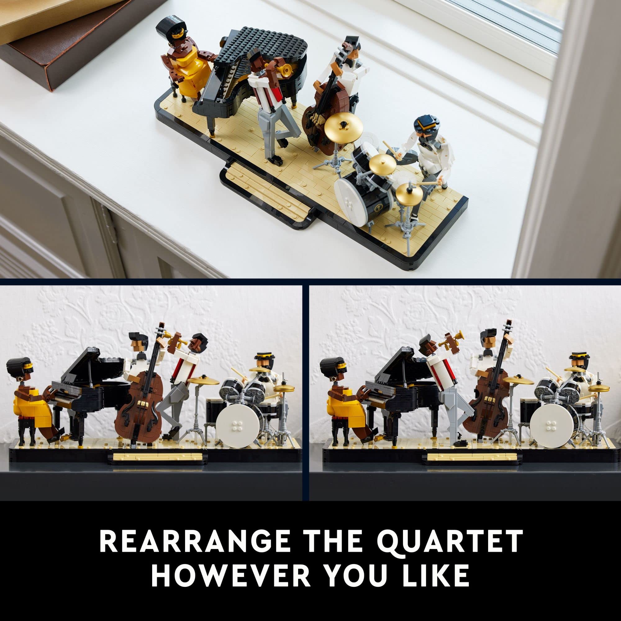 Foto 6 pulgar | Set de Construcción Lego Ideas Jazz Quartet 21334 con Escenario - Venta Internacional