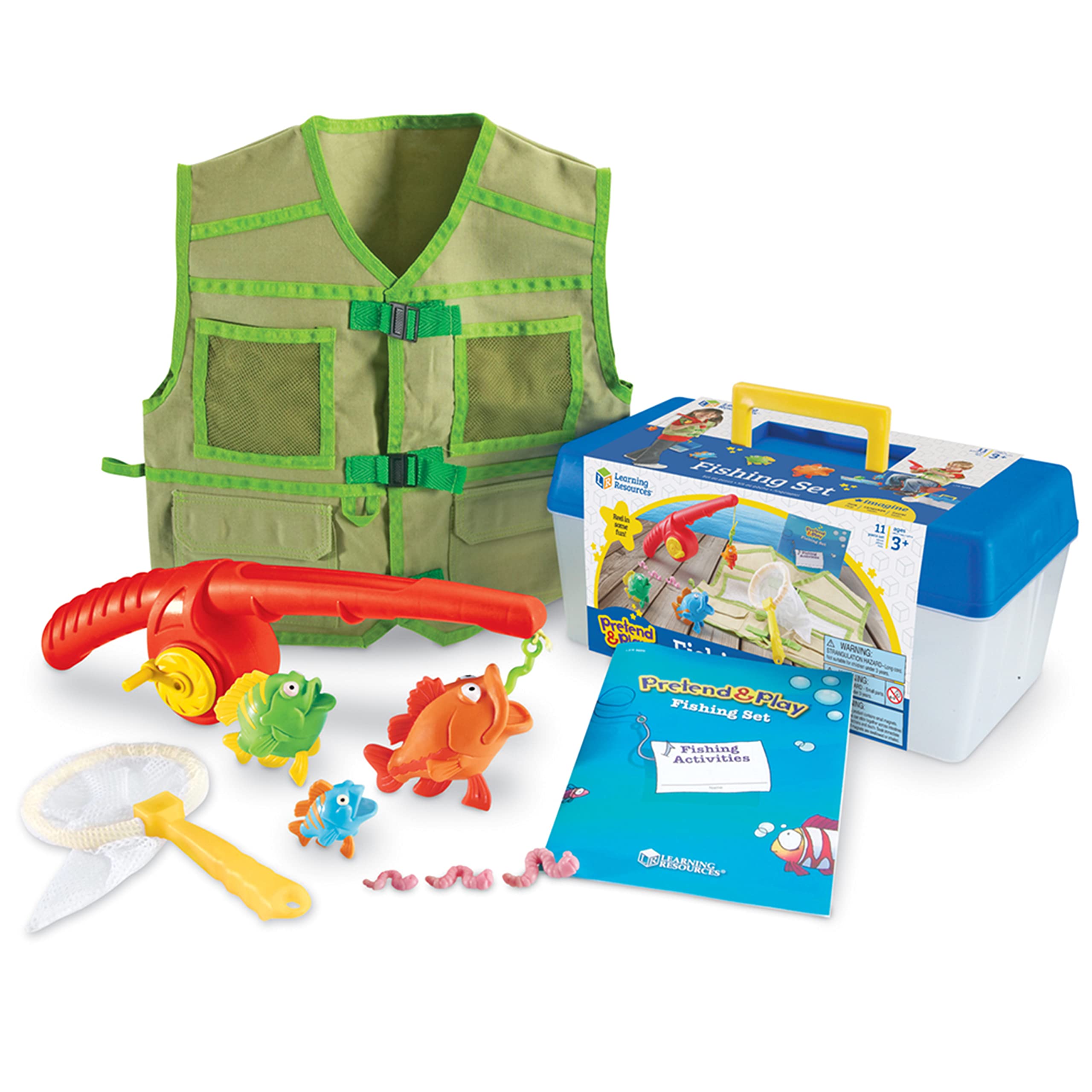 Set De Pesca Learning Resources Pretend & Play, 11 Piezas, 3+ Y - Venta Internacional.