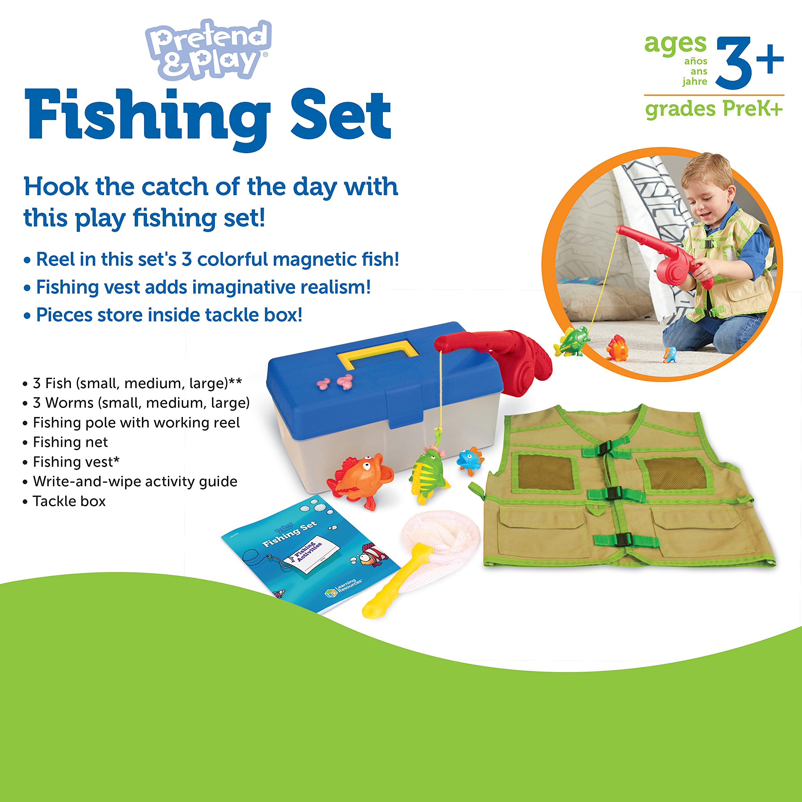 Foto 7 pulgar | Set De Pesca Learning Resources Pretend & Play, 11 Piezas, 3+ Y - Venta Internacional.