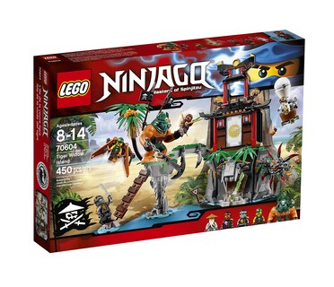 Foto 1 | Kit de Construcción Lego Ninjago Tiger Widow Island 450 Piezas - Venta Internacional