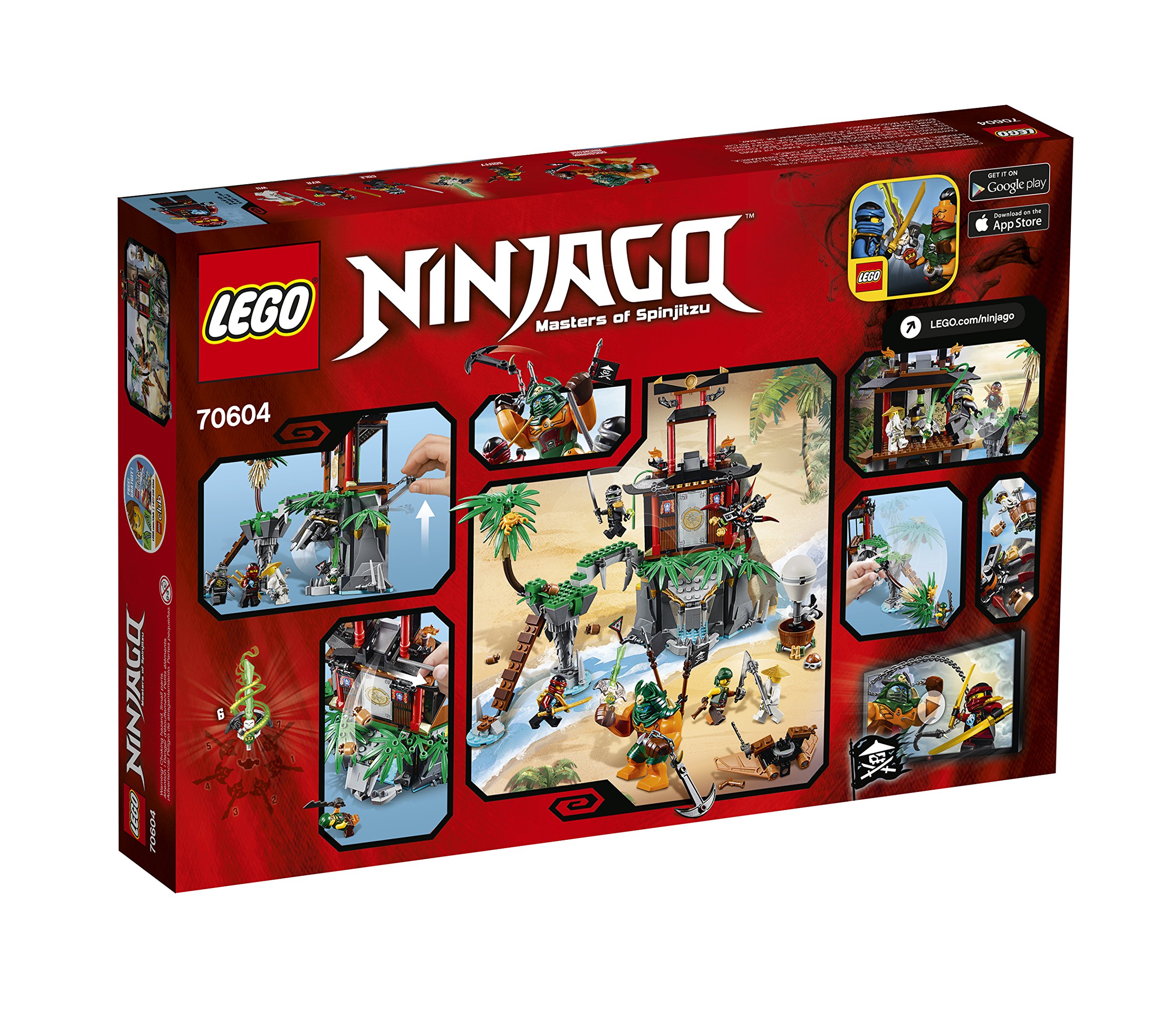 Foto 4 pulgar | Kit de Construcción Lego Ninjago Tiger Widow Island 450 Piezas - Venta Internacional