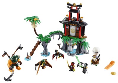 Foto 4 | Kit de Construcción Lego Ninjago Tiger Widow Island 450 Piezas - Venta Internacional