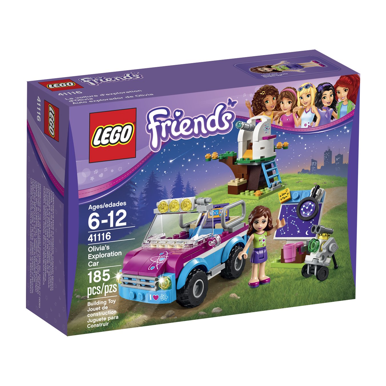 Foto 2 pulgar | Coche de Exploración Lego Friends con 185 Piezas - Venta Internacional