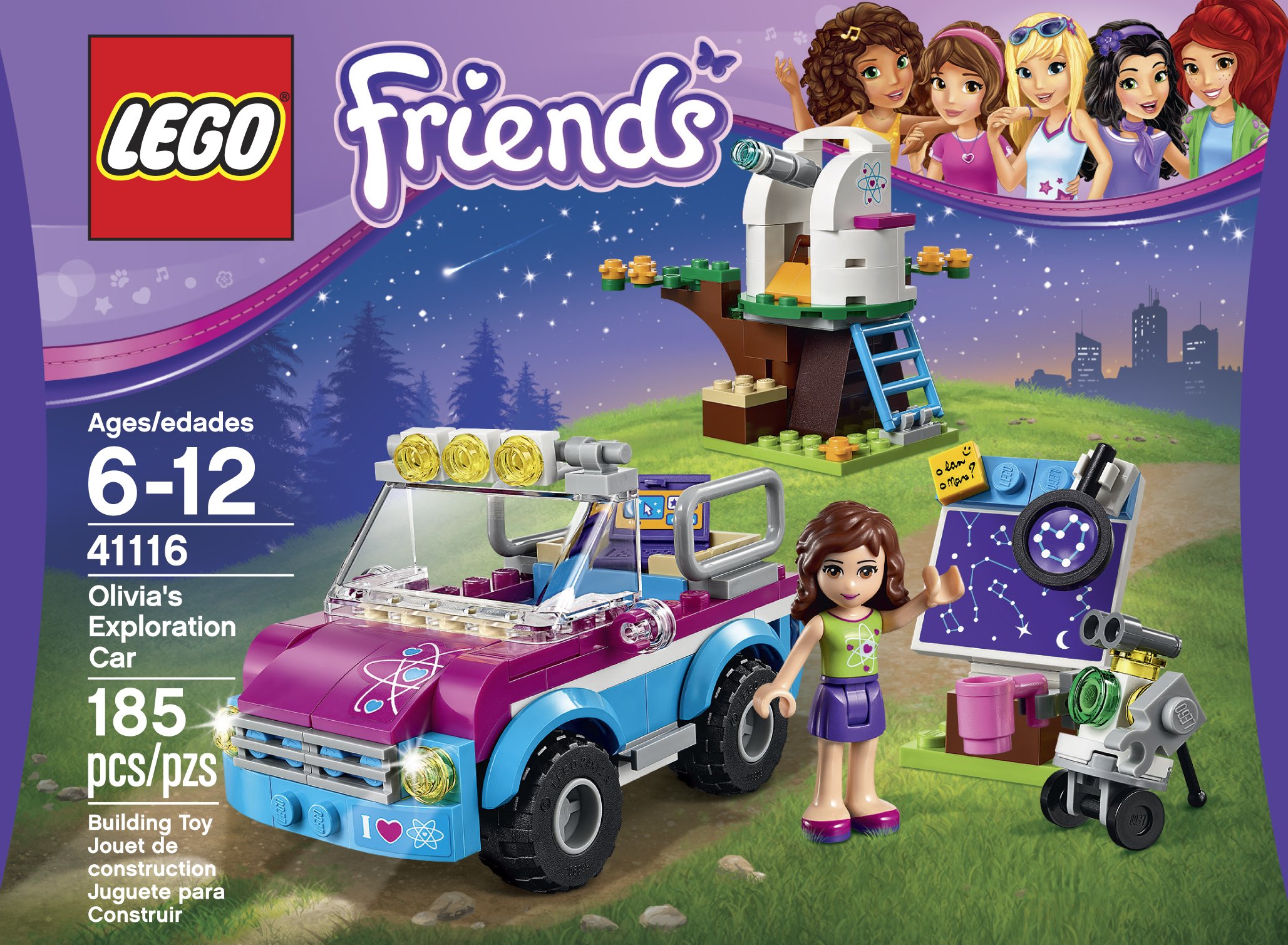 Foto 3 pulgar | Coche de Exploración Lego Friends con 185 Piezas - Venta Internacional