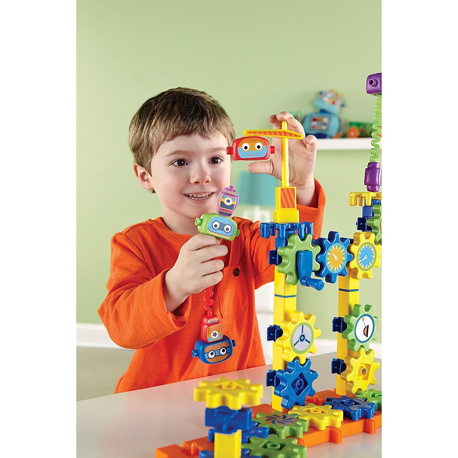Foto 6 pulgar | Building Set Learning Resources Gears! ¡engranajes! ¡engranajes! Robot Factory, 80 Piezas - Venta Internacional.