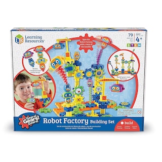 Foto 6 | Building Set Learning Resources Gears! ¡engranajes! ¡engranajes! Robot Factory, 80 Piezas - Venta Internacional.