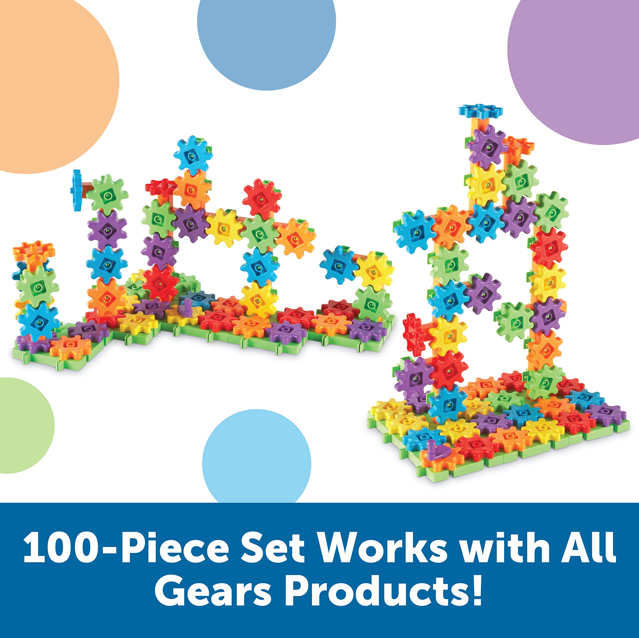 Foto 5 pulgar | Building Set Learning Resources Gears! ¡engranajes! ¡engranajes! 100 Piezas - Venta Internacional.