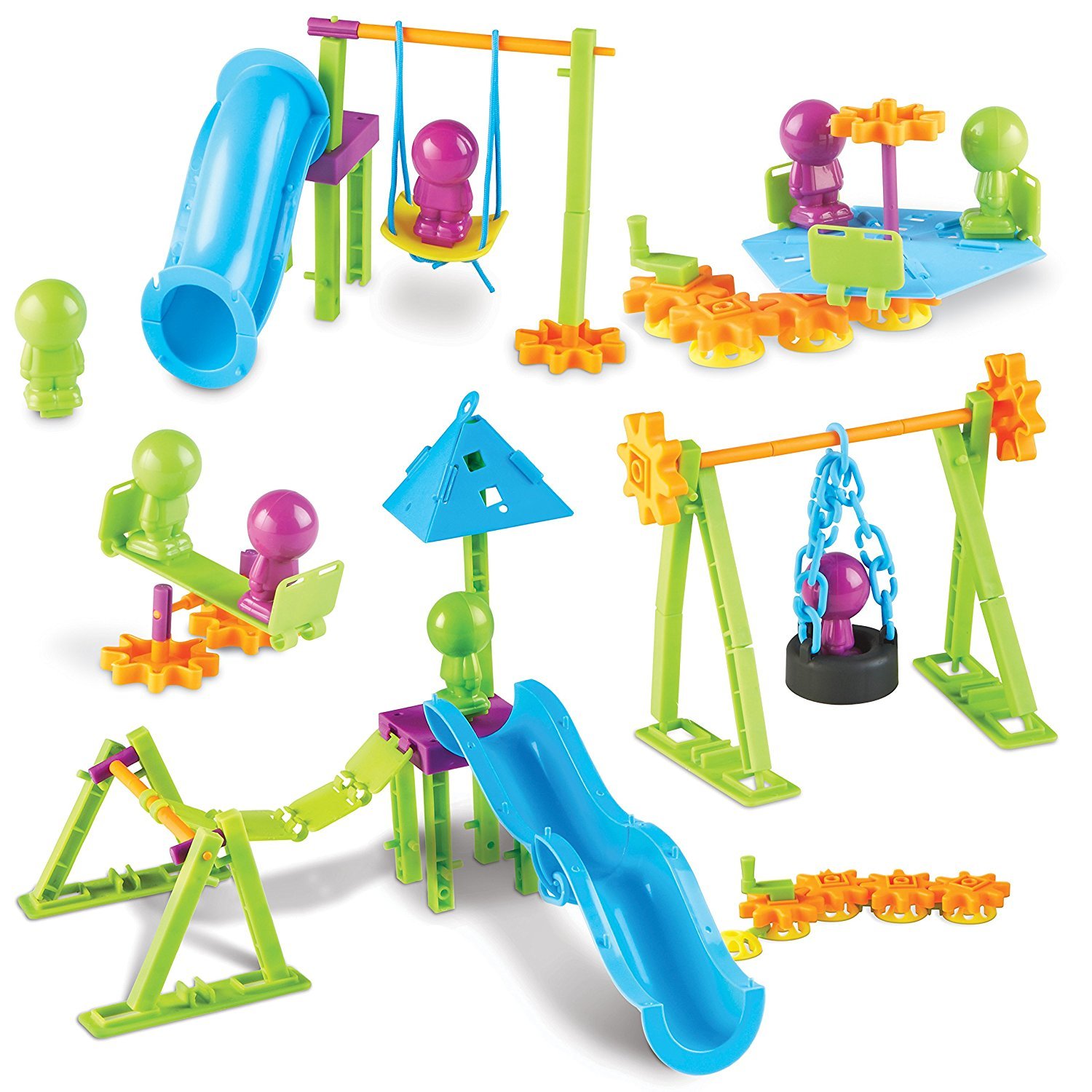 Foto 2 pulgar | Recursos De Aprendizaje De Conjuntos Stem Ingeniería Y Diseño De Parques Infantiles - Venta Internacional.